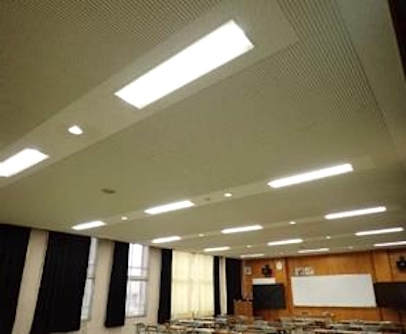 河北中学校照明器具取替工事